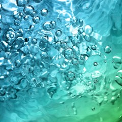abstract  water with bubbles